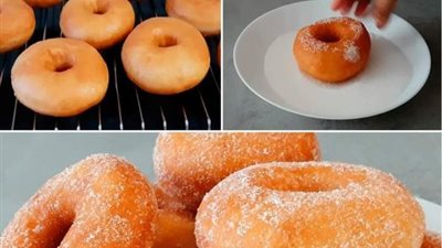 عمل الدونات بالصور والفيديو