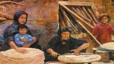 قصة يحكى أن كان امرأه تصنع الخبزه