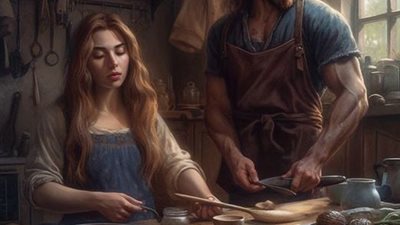  عاش في قديم الزمان شاب وأخته لوحدهما عيشة هناء واستقرار كامله