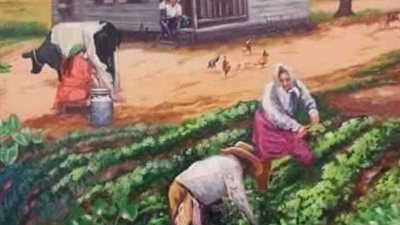 قصه كان يا مكان في قديم الزمان كان هناك فلاح _ كامله