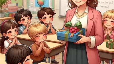 هدية المعلمه