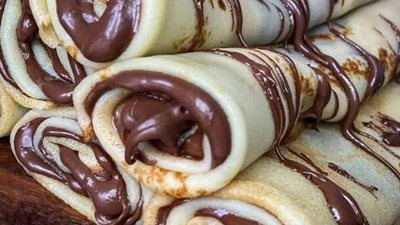 طريقة عمل كريب الشوكولاتة