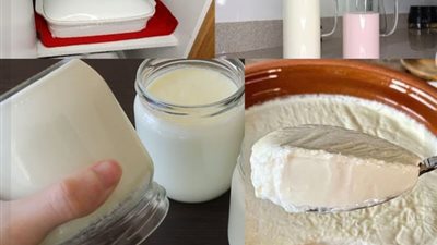 طريقة عمل الزبادي الطبيعي