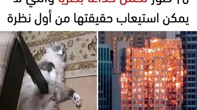 +10 صور تحمل خداعاً بصرياً والتي لا يمكن استيعاب حقيقتها من أول نظرة بدون تركيز
