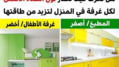 كيفية اختيار لون الطلاء الأفضل لكل غرفة في المنزل لتزيد من طاقتك الإيجابية فيها