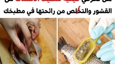 8 أساليب ذكية لتنظيف الأسماك من القشور والتخلص من رائحتها في مطبخك