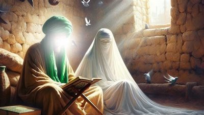  لقاء الرسول صلى الله عليه وسلم ومرضعته السيده حليمه السعديه