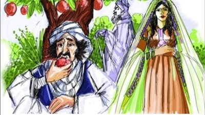 قصة يحكى أن شابا تقيا فقيرا أشتد به الجوع كامله