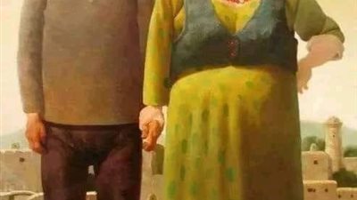 ركبت سيده سمينه جدا الباص